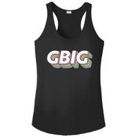 Retro GBig Reveal Sorority Little Sister Big Little Week Ladies PosiCharge Competitor Racerback Tank