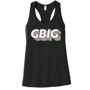 Retro GBig Reveal Sorority Little Sister Big Little Week Women's Racerback Tank