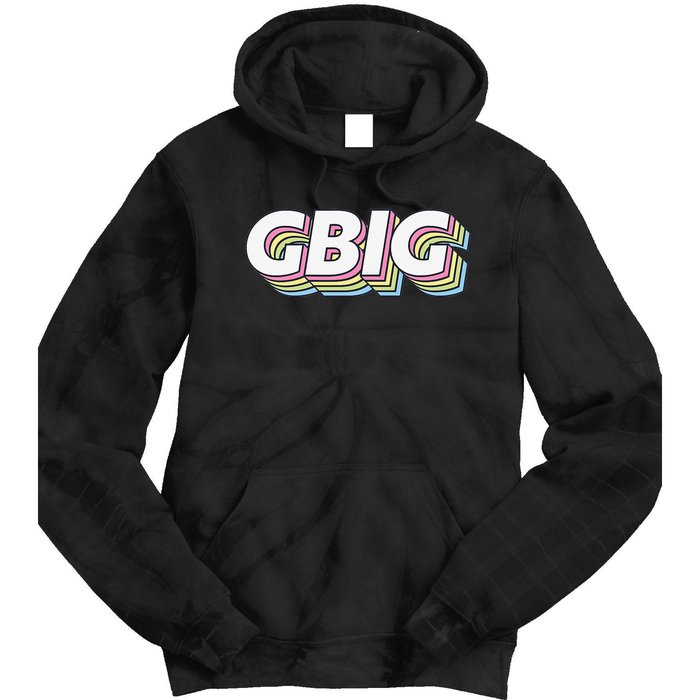 Retro GBig Reveal Sorority Little Sister Big Little Week Tie Dye Hoodie