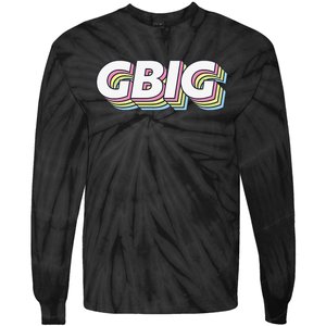 Retro GBig Reveal Sorority Little Sister Big Little Week Tie-Dye Long Sleeve Shirt