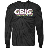 Retro GBig Reveal Sorority Little Sister Big Little Week Tie-Dye Long Sleeve Shirt