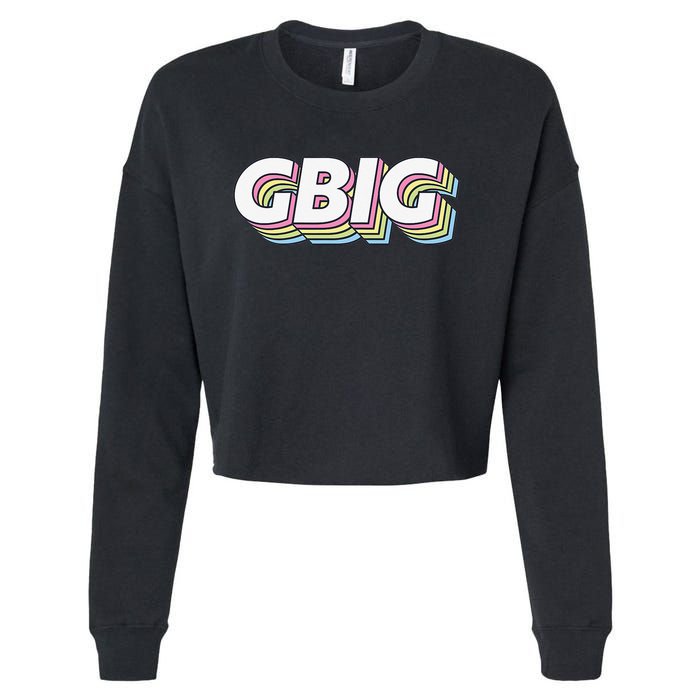 Retro GBig Reveal Sorority Little Sister Big Little Week Cropped Pullover Crew