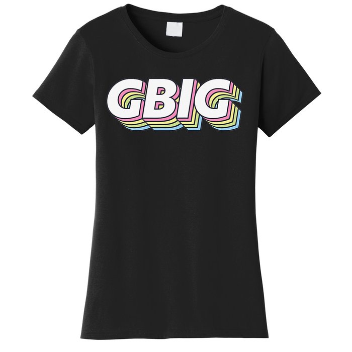 Retro GBig Reveal Sorority Little Sister Big Little Week Women's T-Shirt