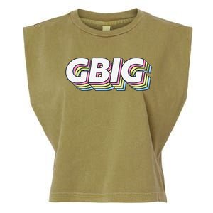 Retro GBig Reveal Sorority Little Sister Big Little Week Garment-Dyed Women's Muscle Tee