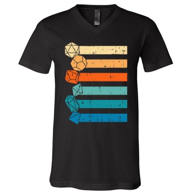 Rpg Gamer Retro Role Playing Game V-Neck T-Shirt