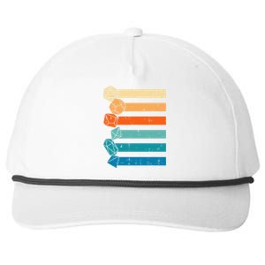 Rpg Gamer Retro Role Playing Game Snapback Five-Panel Rope Hat