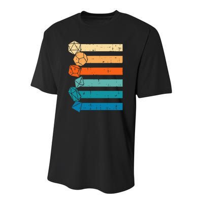 Rpg Gamer Retro Role Playing Game Youth Performance Sprint T-Shirt