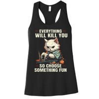 Rpg Gaming Role Playing D20 Tabletop Games Women's Racerback Tank