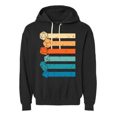 Rpg Gamer Retro Role Playing Game Men Boy Garment-Dyed Fleece Hoodie