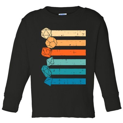Rpg Gamer Retro Role Playing Game Men Boy Toddler Long Sleeve Shirt