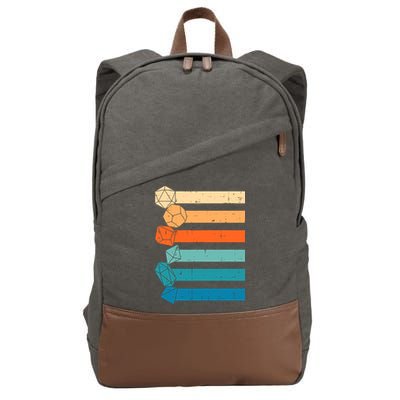Rpg Gamer Retro Role Playing Game Men Boy Cotton Canvas Backpack