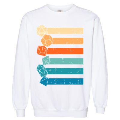 Rpg Gamer Retro Role Playing Game Men Boy Garment-Dyed Sweatshirt