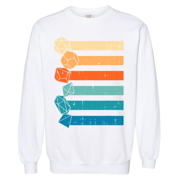 Rpg Gamer Retro Role Playing Game Men Boy Garment-Dyed Sweatshirt