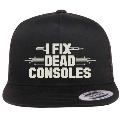 Retro Gaming Repair Vintage Console Restoration Arcade Fix Flatbill Hat
