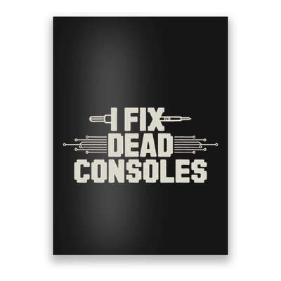Retro Gaming Repair Vintage Console Restoration Arcade Fix Poster