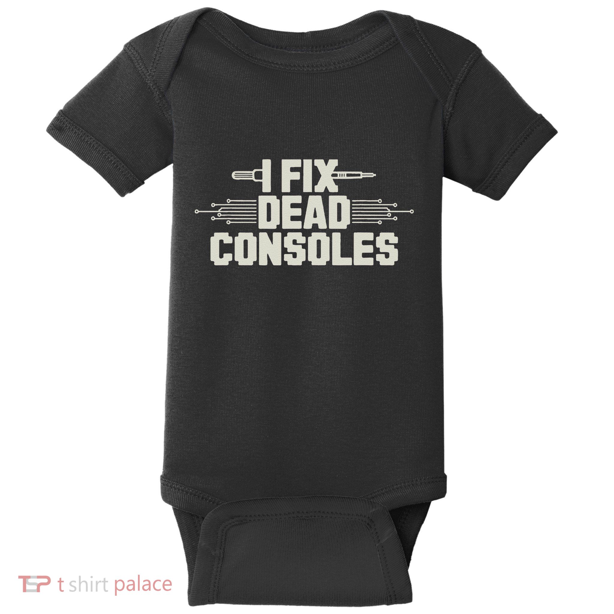 Retro Gaming Repair Vintage Console Restoration Arcade Fix Baby Bodysuit