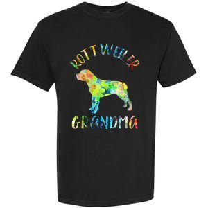 Rottweiler Grandma Rottie Grandma Funny Rottweiler Owner Garment-Dyed Heavyweight T-Shirt