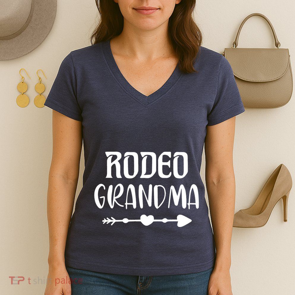 Rodeo Grandma Women's V-Neck T-Shirt