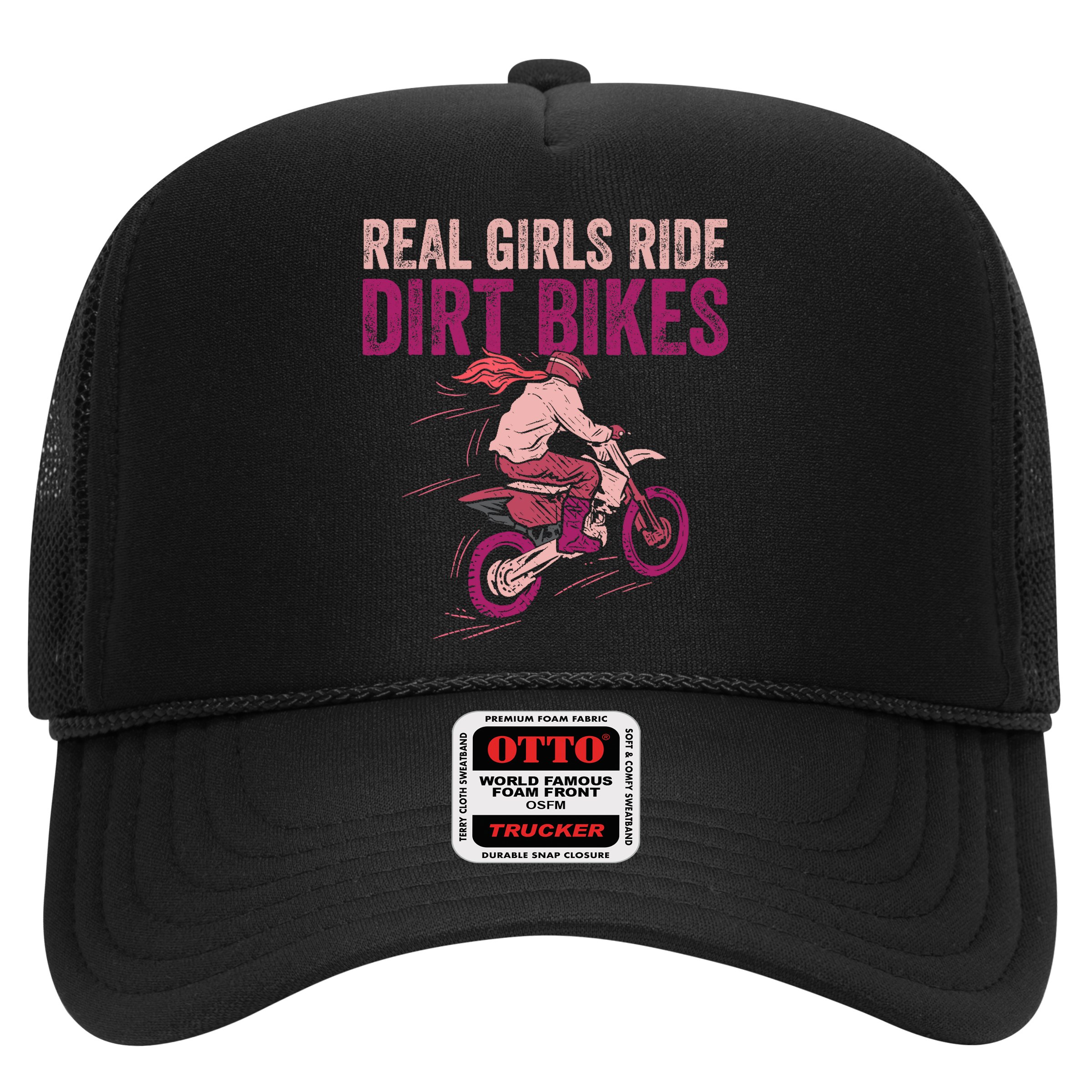 Real Girl Ride Dirt Bikes Dirt Biking Offroad Motorcycle Hat