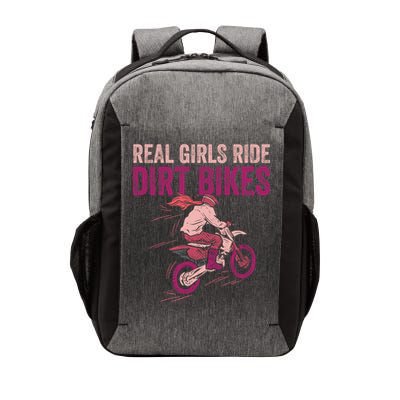 Real Girl Ride Dirt Bikes Dirt Biking Offroad Motorcycle Vector Backpack
