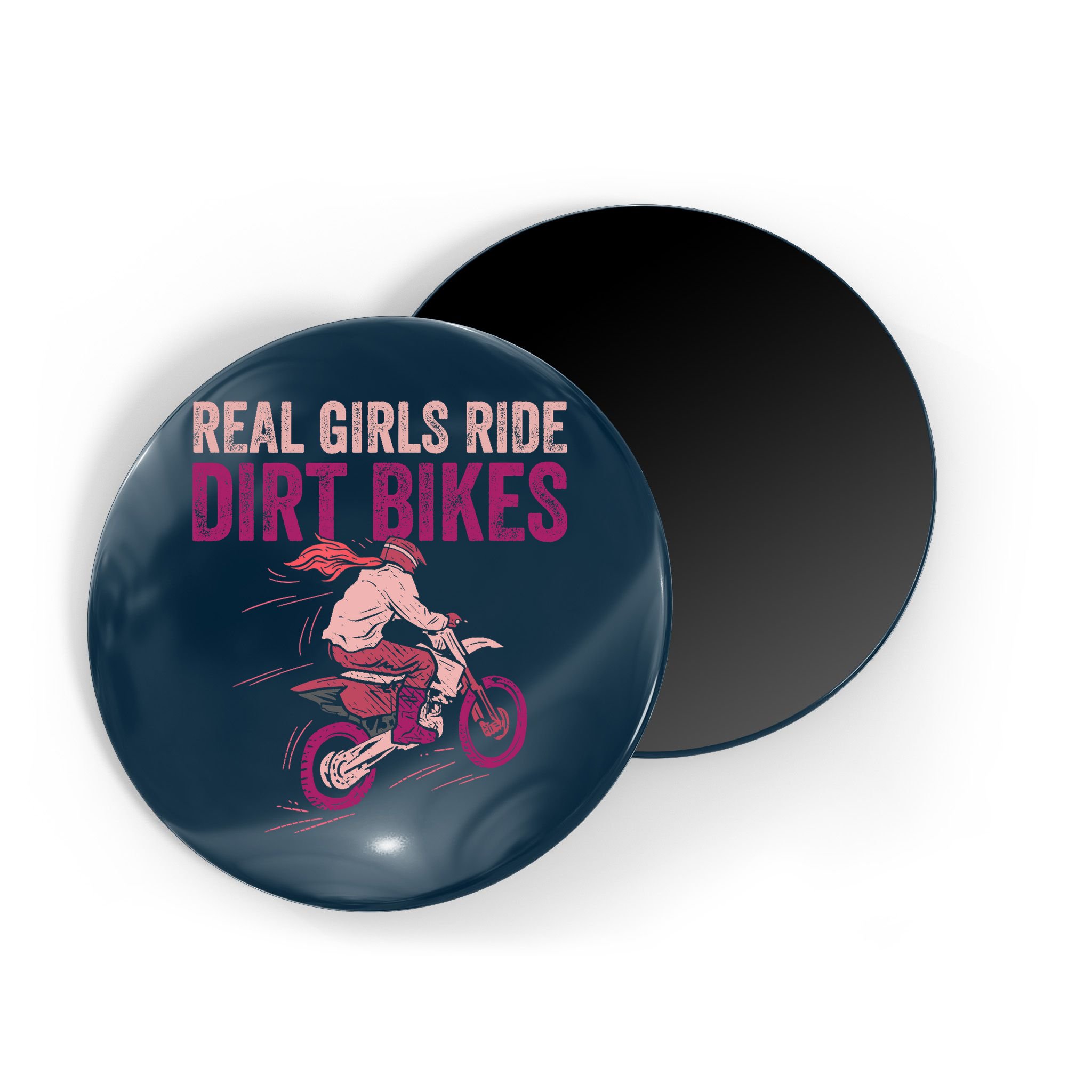 Real Girl Ride Dirt Bikes Dirt Biking Offroad Motorcycle Magnet