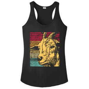 Retro Goat Ladies PosiCharge Competitor Racerback Tank