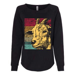 Retro Goat Womens California Wash Sweatshirt