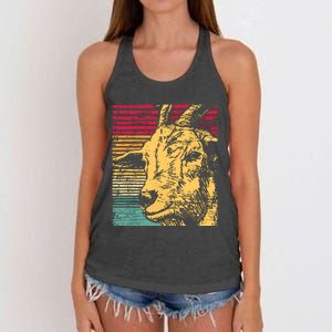 Retro Goat Women's Knotted Racerback Tank