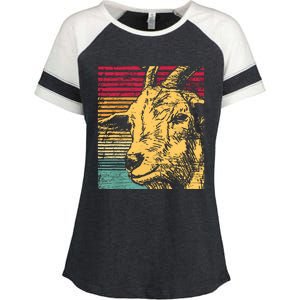 Retro Goat Enza Ladies Jersey Colorblock Tee