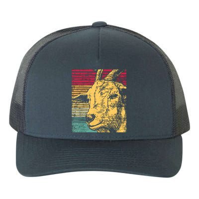 Retro Goat Yupoong Adult 5-Panel Trucker Hat