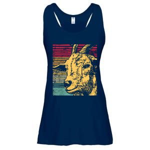 Retro Goat Ladies Essential Flowy Tank