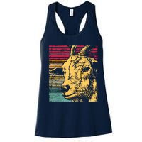 Retro Goat Women's Racerback Tank