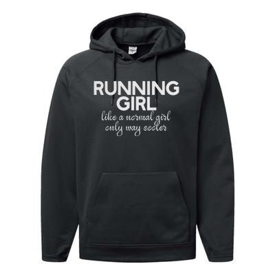 Running Girl Performance Fleece Hoodie