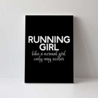 Running Girl Canvas