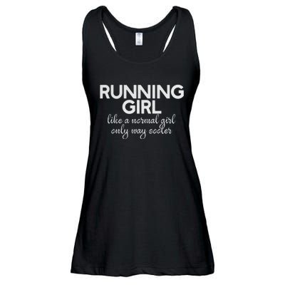 Running Girl Ladies Essential Flowy Tank