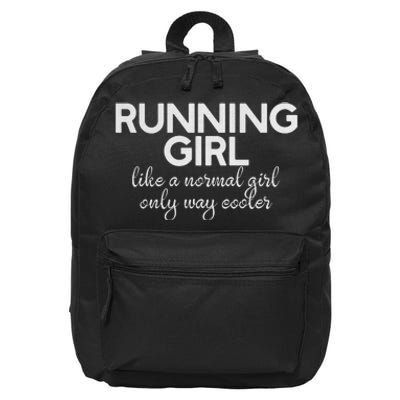 Running Girl 16 in Basic Backpack