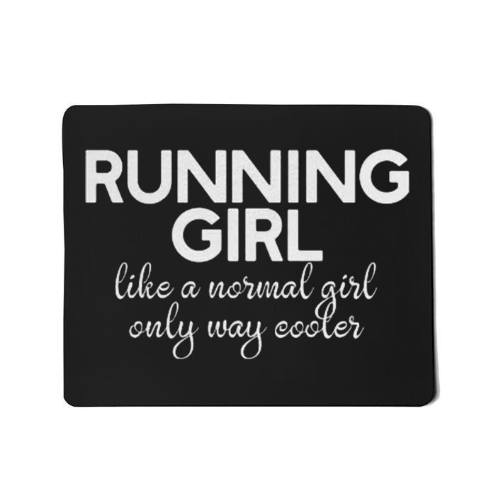 Running Girl Mousepad