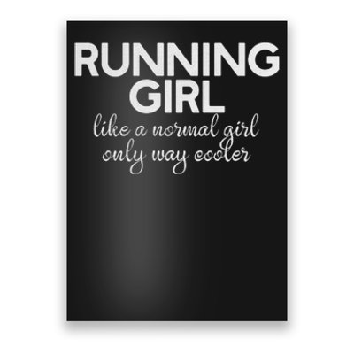 Running Girl Poster