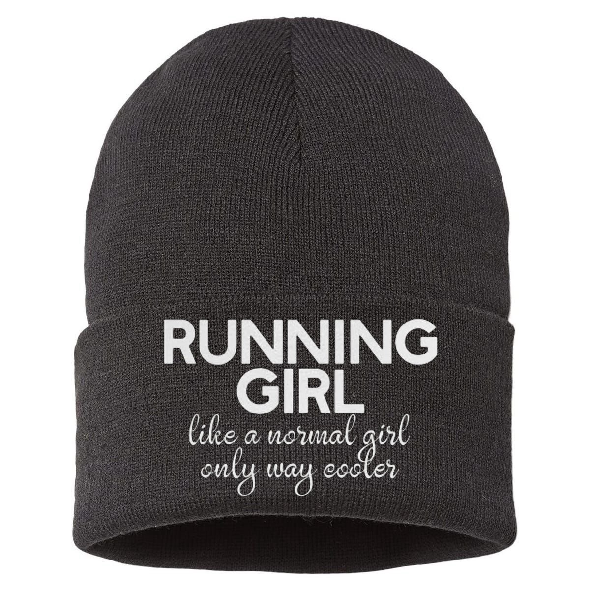 Running Girl Sustainable Knit Beanie