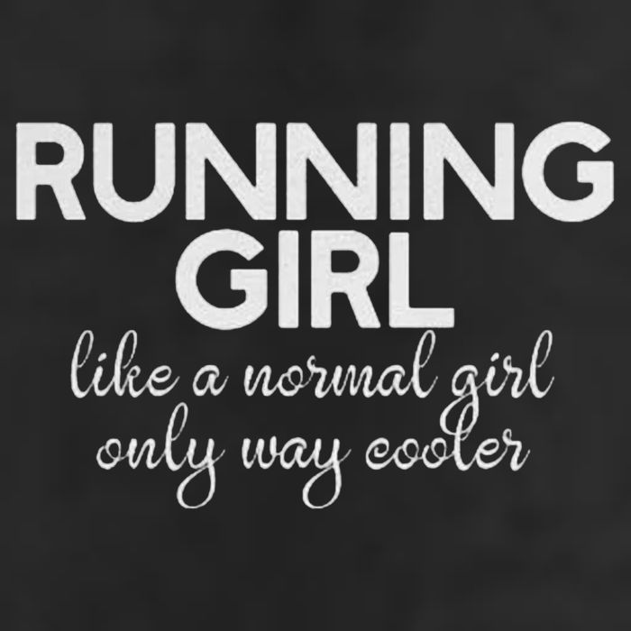 Running Girl Golf Towel