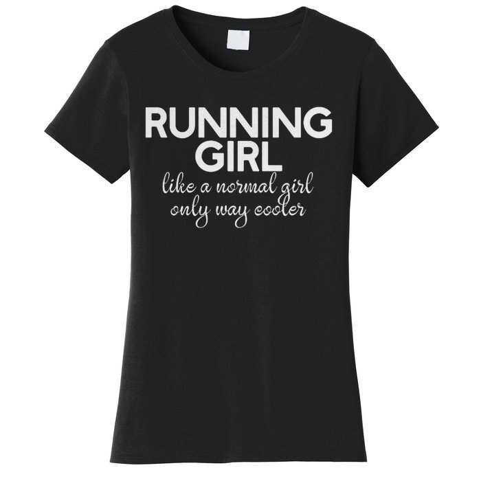 Running Girl Women's T-Shirt