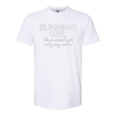 Running Girl Softstyle CVC T-Shirt