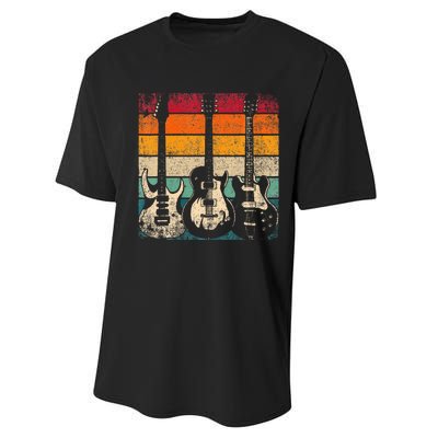 Retro Guitar Performance Sprint T-Shirt