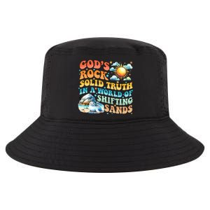 Retro GodS Rock Solid Truth Summer Camp Vbs 2024 Gift Cool Comfort Performance Bucket Hat