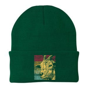 Retro Goat Knit Cap Winter Beanie