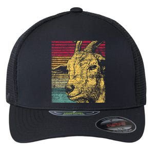 Retro Goat Flexfit Unipanel Trucker Cap