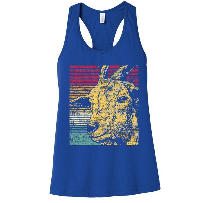 Retro Goat Women's Racerback Tank