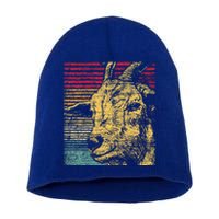 Retro Goat Short Acrylic Beanie