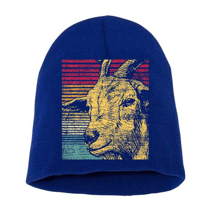 Retro Goat Short Acrylic Beanie