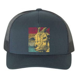 Retro Goat Yupoong Adult 5-Panel Trucker Hat